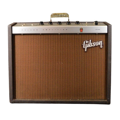 Gibson GA-19RVT Falcon Combo Amp (1964) Cover, Black, Padding, Tuki (gibs068p) - Picture 2 of 6