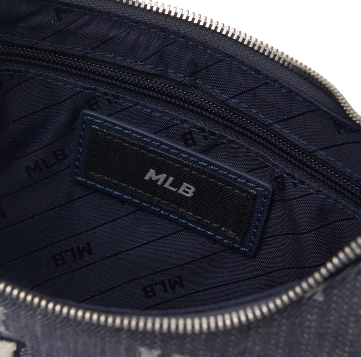 MLB KOREA] Classic Monogram Denim Hobo Bag - New York