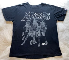 2010 UNK LA Lakers Starting Line up Shirt Mens Size XL (Kobe, Pau, Drew, LO,Ron)