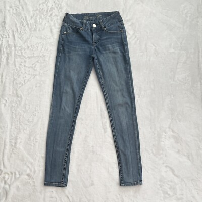 Seven7 Tummyless Skinny Jeans Womens Size Medium Wash