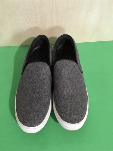Celine Womens Wool Slip On Fashion Sneakers Gray Sz 39.5 - Picture 3 of 7