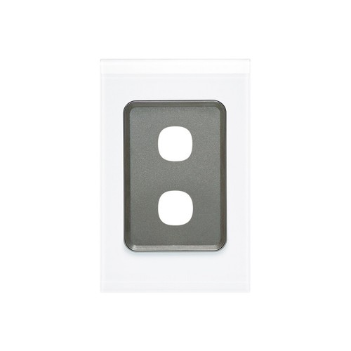 CLIPSAL Saturn LED Light Switch Double Power Point GPO Socket Dimmer - Picture 16 of 28