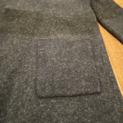 Max Studio Sweater Cardigan Sz L Wool Yak Hair Nordic Warm Gray Black - Picture 5 of 9