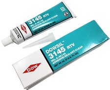 Dow Dowsil 3145 RTV, Clear, 10.3 OZ Tube, Silicone Adh. Sealant MIL-A-46146