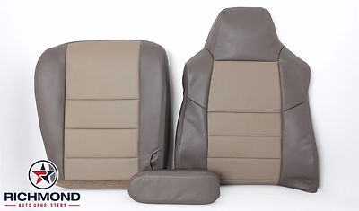 03-04 Ford Excursion Driver Side Bottom, Lean Back & Armrest Leather Seat Covers