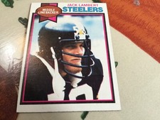 1979 Topps Football Card Jack Lambert Pittsburgh Steelers #475 HOF
