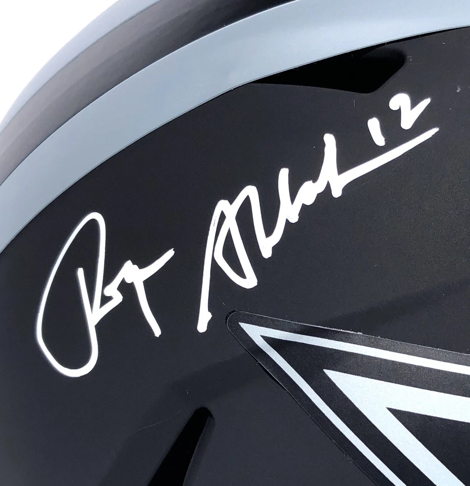 ROGER STAUBACH SIGNED DALLAS COWBOYS ECLIPSE F/S FOOTBALL HELMET PSA/DNA HOF - Image 2 of 4