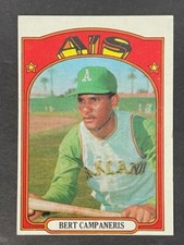 VINTAGE 1972 Topps BERT CAMPANERIS # 75 - EX