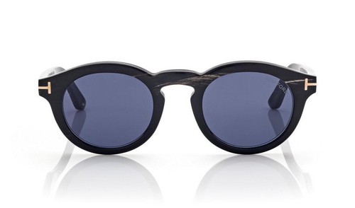$1,500 TOM FORD Private Collection Round Horn Black FT1128-P TF1128P Sunglasses