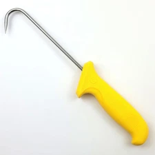 Mundial Stainless Steel Meat Hook w/ Ergonomic Handle for Buthchering Boning BBQ