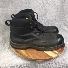 Dr Doc Martens Industrial Composite Toe Work Boot Mens 11M Black Leather Safety