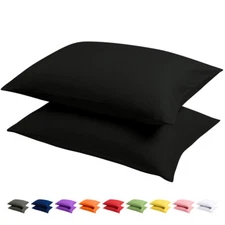 Pillow Cases Ultra Soft Breathable Pillowcases 2 Pack Standard/Queen/King Size