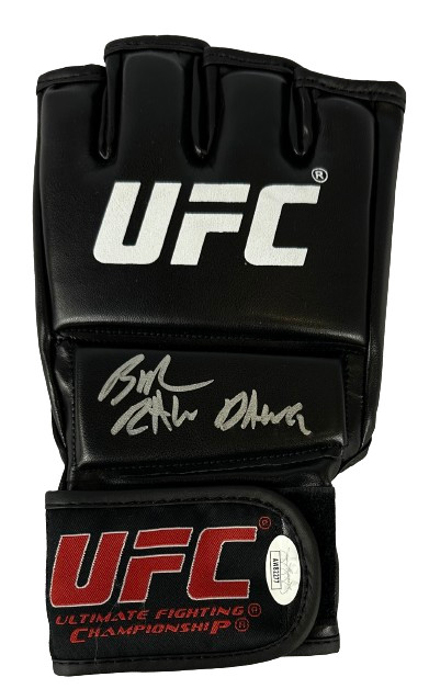 Brandon Royval autographed signed inscribed glove UFC COA JSA Raw Dawg