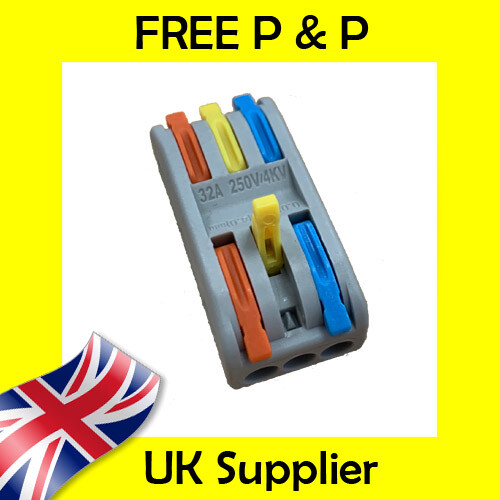PCT-2-2 PCT-2-3 SPL-2 SPL-3 Electrical Connector Wire Block Clamp Terminal Cable - Picture 5 of 13