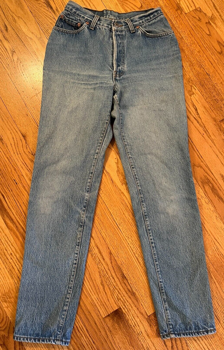 VTG 90's Levi's XX 501 Button Fly Jeans Woman's Size 11 Made