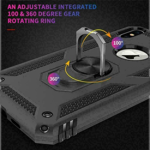 Coque magnétique 360 anneaux antichoc fine résistante antichoc pour Huawei P30 Lite Pro - Photo 5 sur 19
