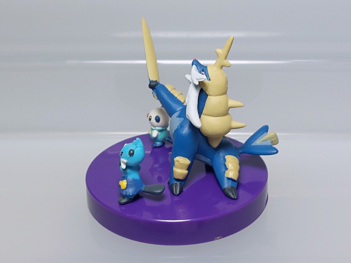Samurott Dewott Oshawott Pokemon Zukan 1/40 Scale Figure T-ARTS