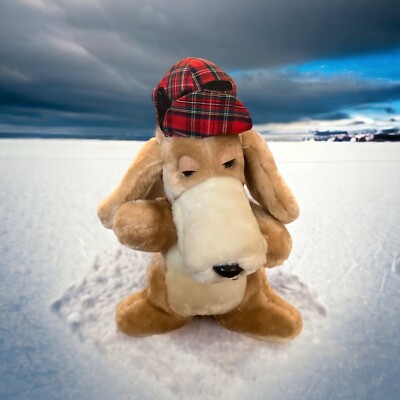 Art s Toy Super Spy Dog Commonwealth Tan Brown 12'' Detective Stuffed Animal-