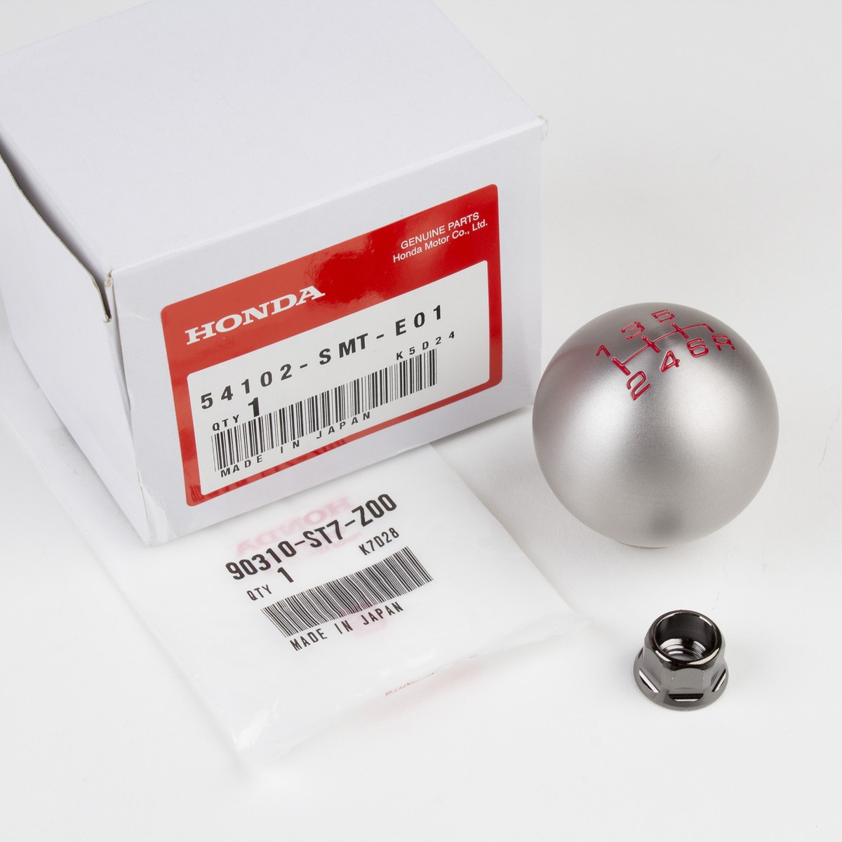Genuine OEM Honda Type- R Shift Knob & Bolt 54102-SMT-E01 Genuine OEM Honda Type- R Shift Knob & Bolt 54102-SMT-E01