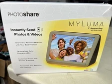 Photoshare My Luma 7” Grey WiFi Smart Frame New In Box