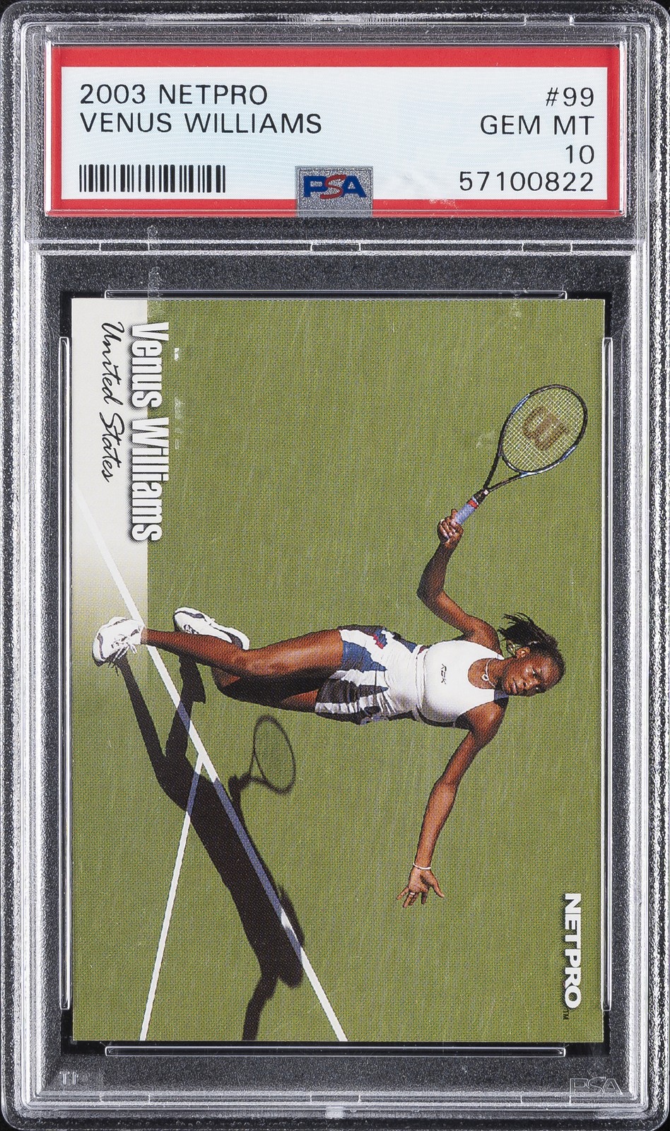 2003 NETPRO #99 VENUS WILLIAMS PSA 10