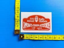 ADESIVO 500 MINUTI RALLY HISTORIC 6 ORE REGOLARITA AUTO STORICHE AUTOCOLLANT
