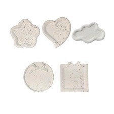 Decorative Tray Vanity Tray Plaster Decor Creative Shape Jewelry Tray for