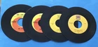 Beatles 45 rpm Love Me Do-Twist&Shout-She’s A Woman-If I Feel Records