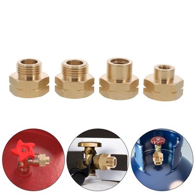 4Pcs Gaszylinderverbindungsadapter Propan -Panzerwandler Für Gasflaschen