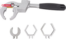 Universal Adjustable Double Ended Wrench, Multifunctional Bathroom Wrench for Di