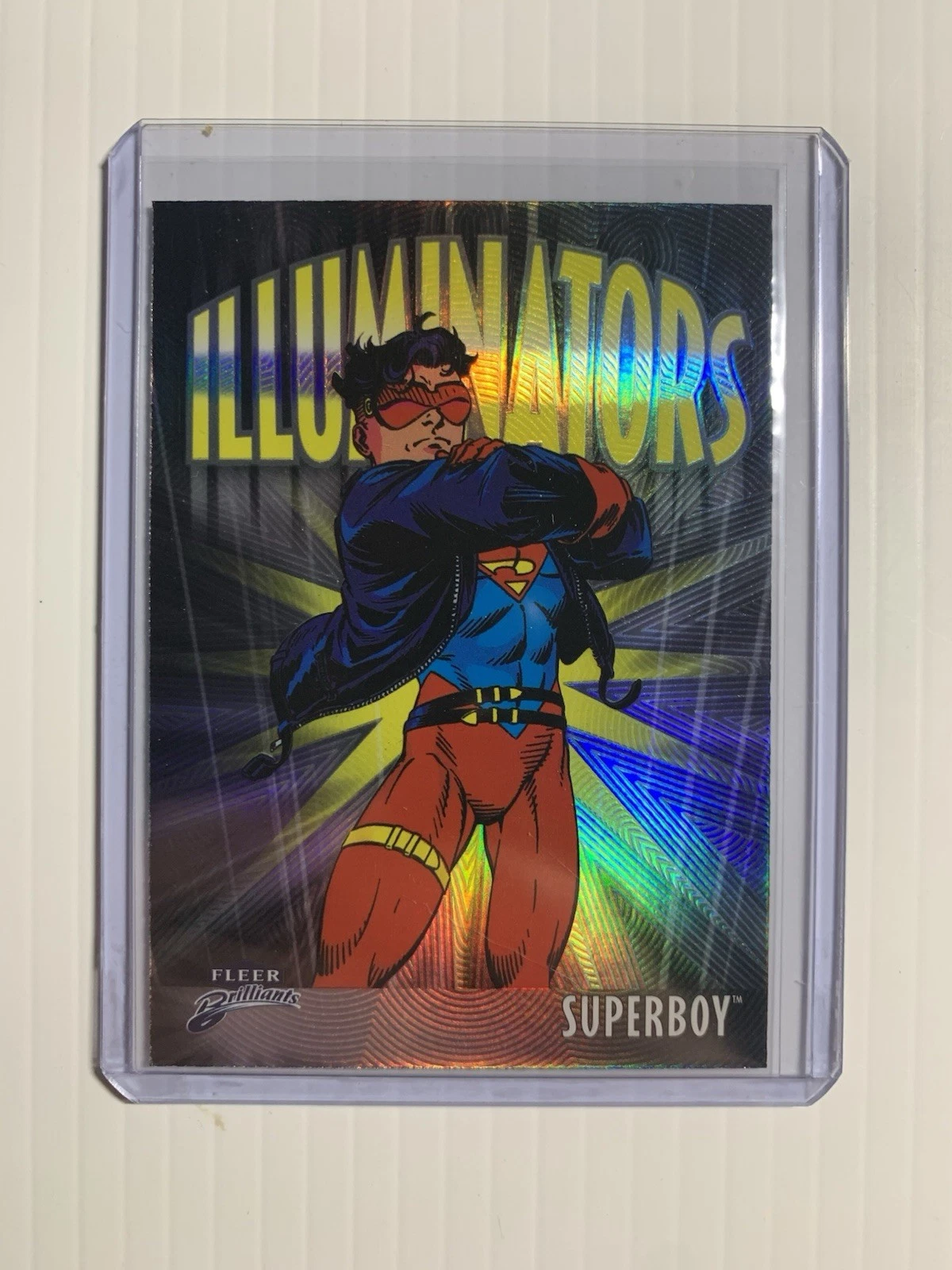 2025 Fleer Brilliants Superman Illuminators Superboy #I-15 SP