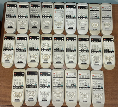 Epson Projector Remote Control Original Genuine for Home Cinema Lot of 25