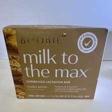 Boobie Milk to the Max Superfood Lactation Superfood Bar Peanut 6 x 1.7oz