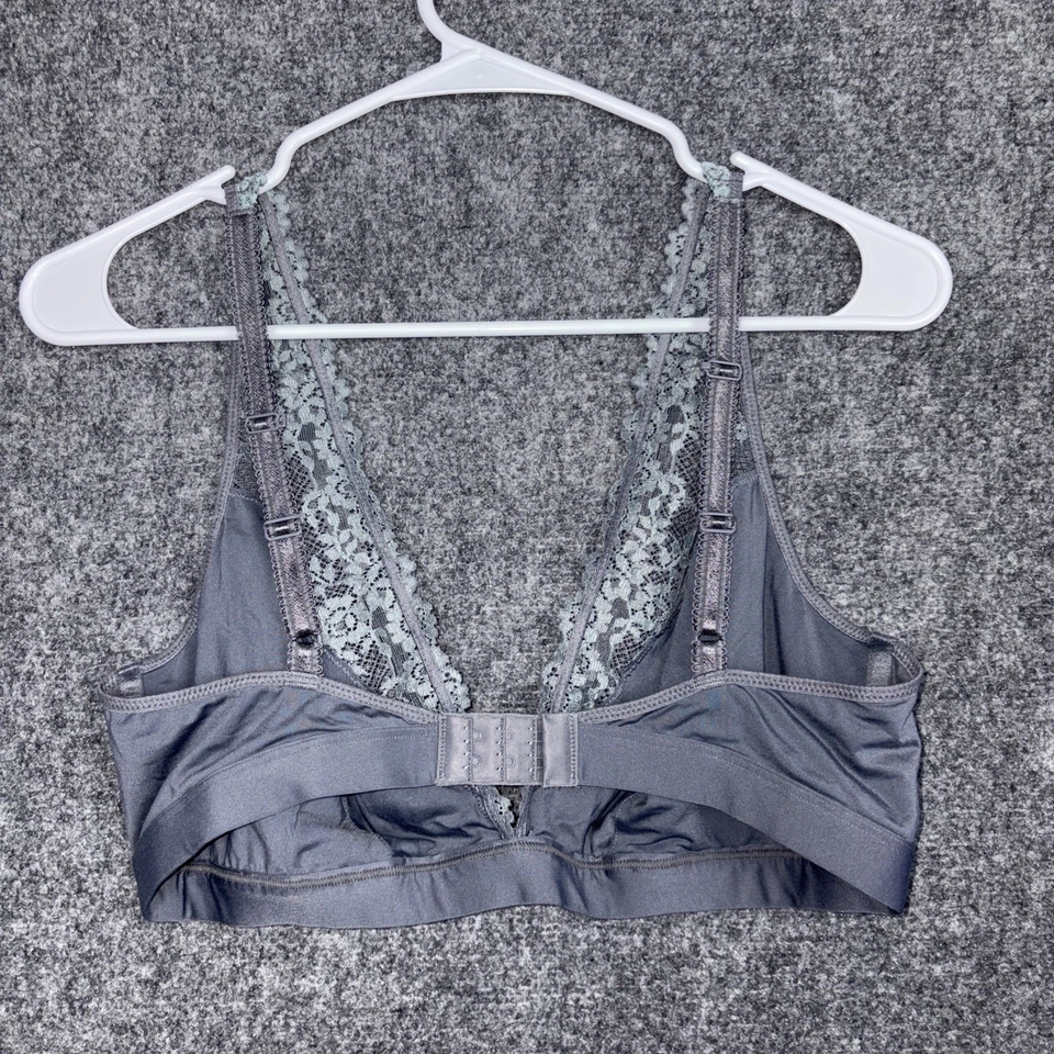 Sujetador Wacoal Abrazo de encaje sin alambres para mujer talla 42 gris 852191 Foto 2 de 4