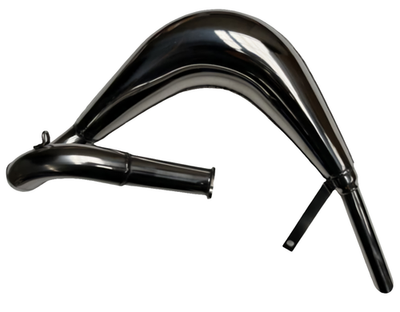 Menace85 SS Expansion Pipe - Version 2 - Motorized Bike Exhaust