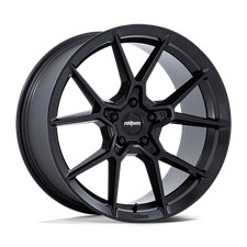 20x10 Rotiform Rc199 Kpr Satin Black Wheels 5x112 35mm Set Of 4