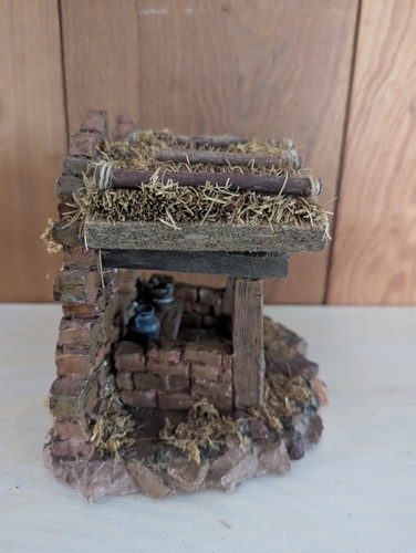 Vintage Kmart Trim A Home O Holy Night Christmas Village Shepherds Home Nativity - Picture 2 of 12