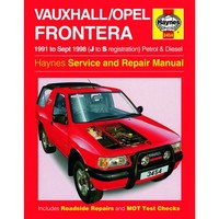 Opel Frontera Vauxhall 1991-09.1998 Benzin Diesel Reparaturhandbuch Haynes