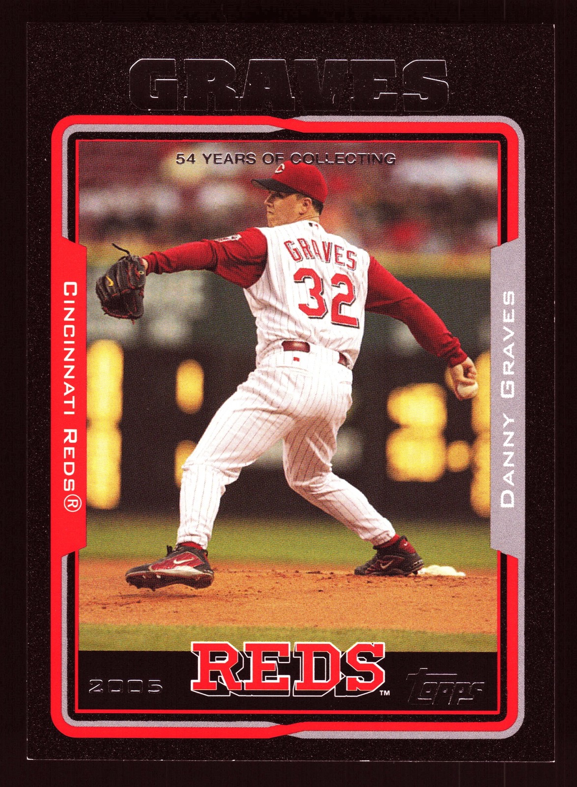 Danny Graves Cincinnati Reds 2005 Topps Black #52 SN /54