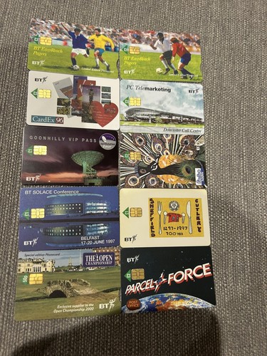 PRO X 10 - Mint BT Phonecards Promotional Cards Lot 3