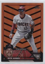 2023 Topps Update Orange & Black Foil Nick Ahmed #US12 0u2j