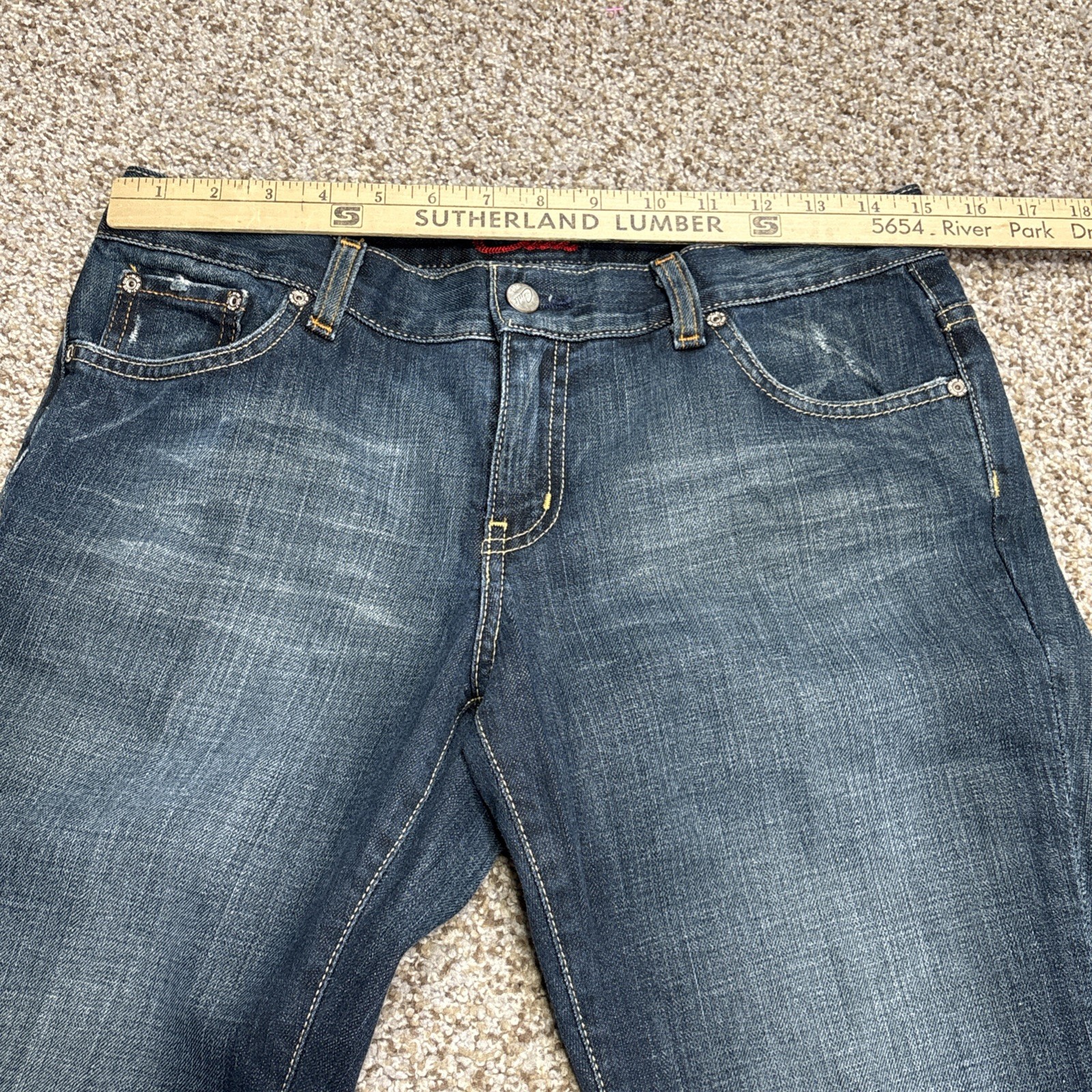 New Blue Cult Jeans Womens 29 Dark Wash Flared Vtg Fits 30 X 32 Nordstroms - View 8