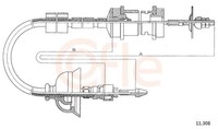 Kupplungsseil Kupplungszug Cofle 11.308 FüR Peugeot 15E 15B 405 4E 4B 1 Break 2