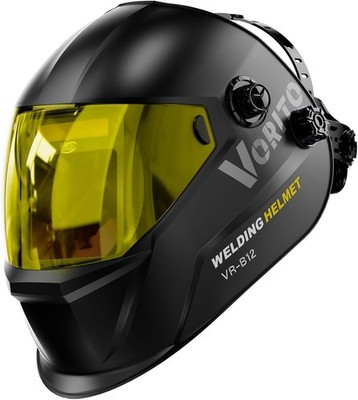 Auto Darkening Welding Helmet with 1/1/1/1 Optical Clarity & 4 Arc Sensors, Wide