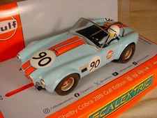 Scalextric Shelby Cobra 289 #90 Gulf Edition C4509 T MB