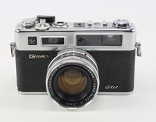 Yashica Electro 35 GSN 35mm Camera, Chrome with 45mm f/1.7 Lens 55 Parts