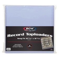 BCW 12-Inch Record Topload Holder - Snug Fit - 11MM