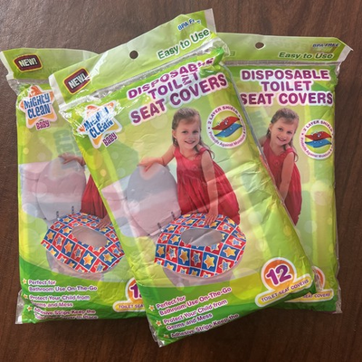 #ad Mighty Clean Disposable Toilet Seat Covers 3 Pack Total 36 Pcs. $15.00