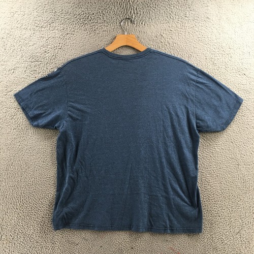 Helix Tee Tshirt Mens 2XL Blue Cotton Blend Short Sleeve Graphic Print Crew Neck - Picture 9 of 14