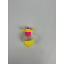 5 PacVintage Plastic Spinning Top Toy Flashing Light Up Novelty Kids Retro Party